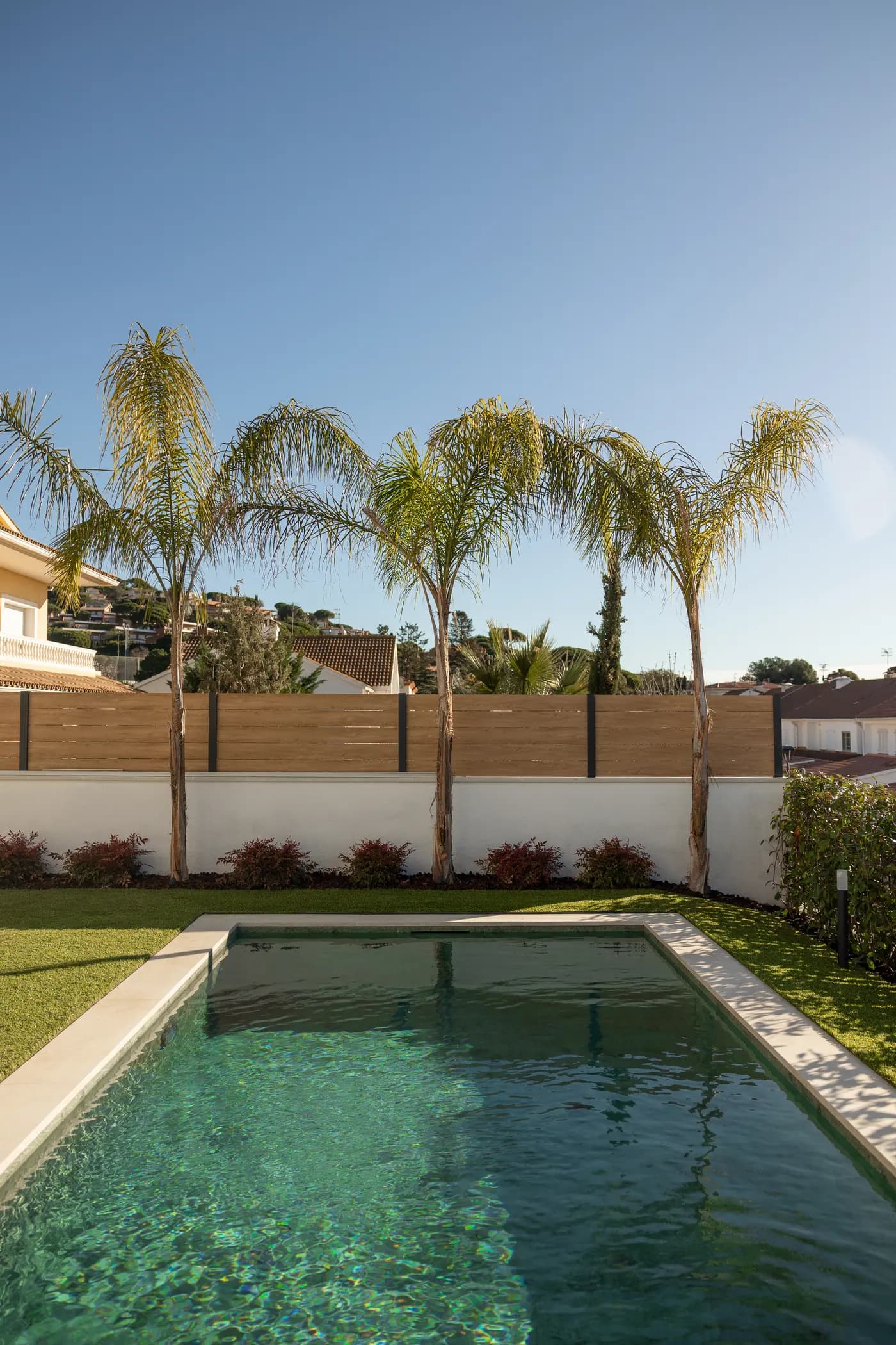 Construcción de piscinas de Área Verda