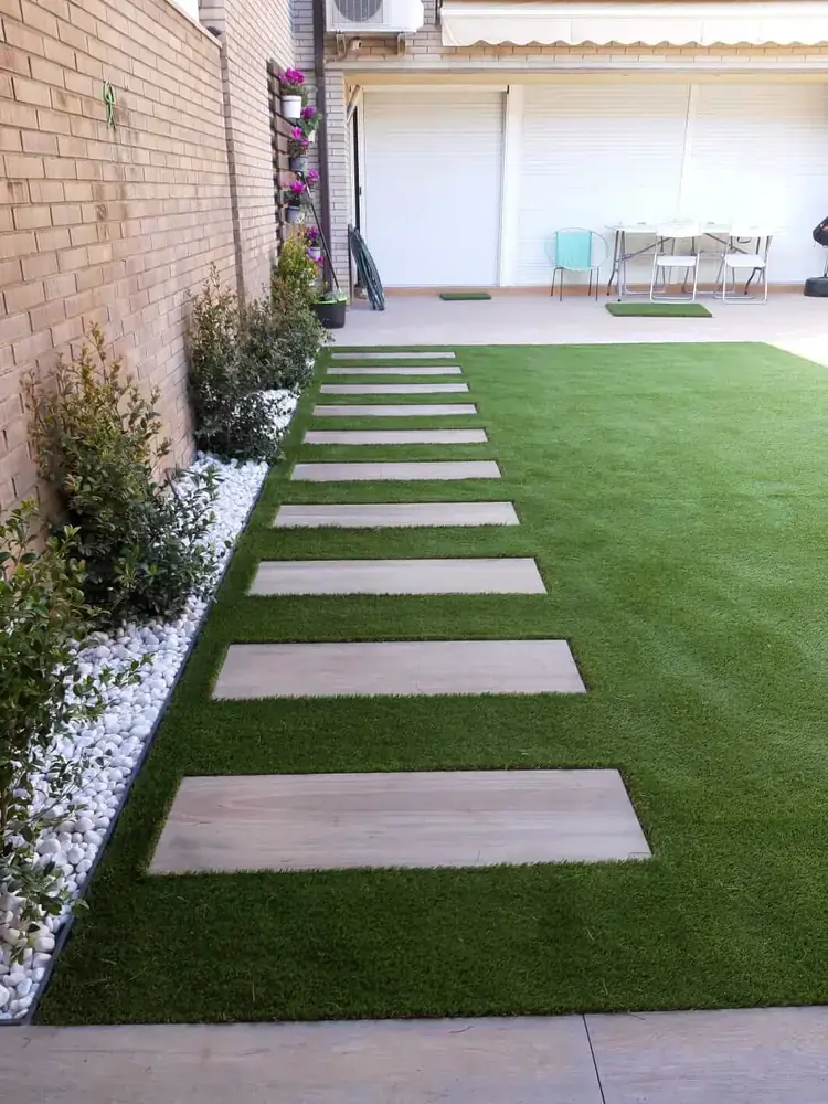 Detalle de textura de suelo porcelánico para terraza