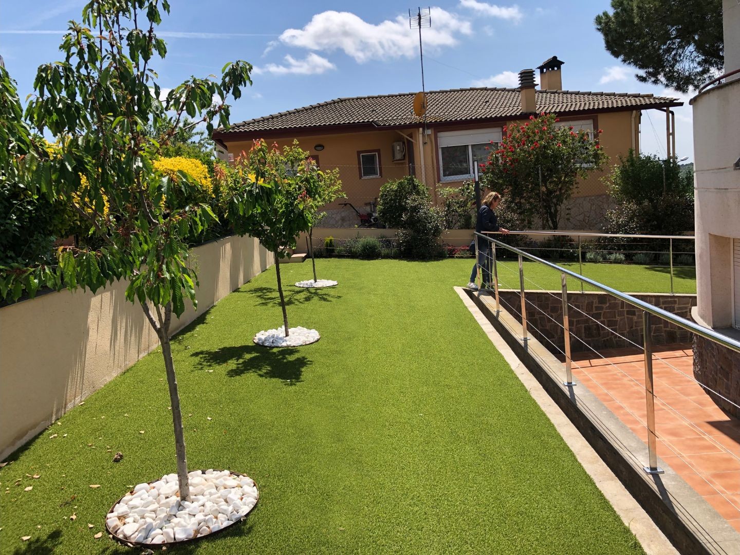 césped artificial en Sant Cugat